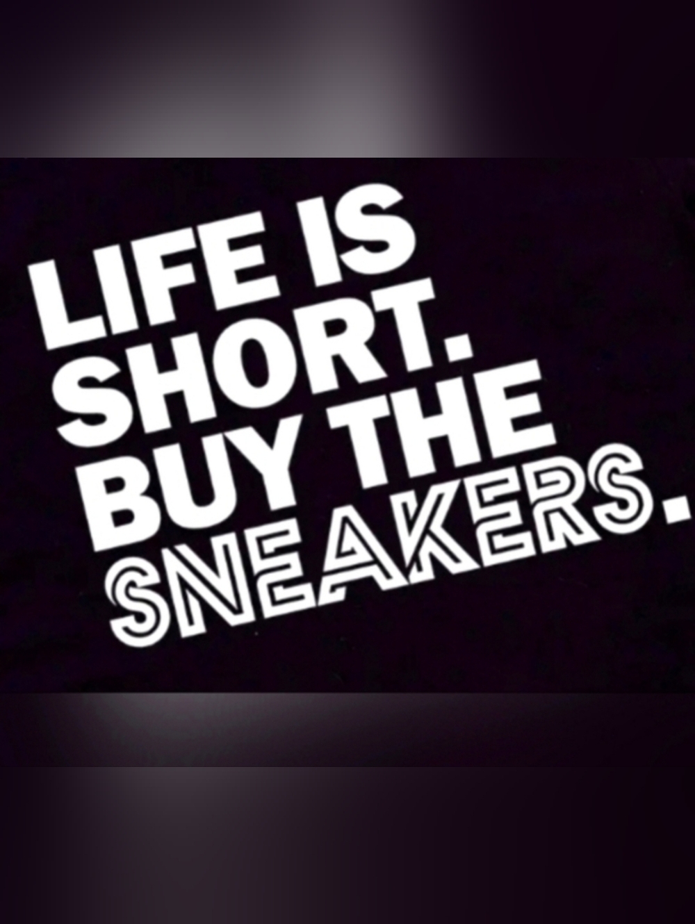 👟SNEAKER ADVERTISEMENT